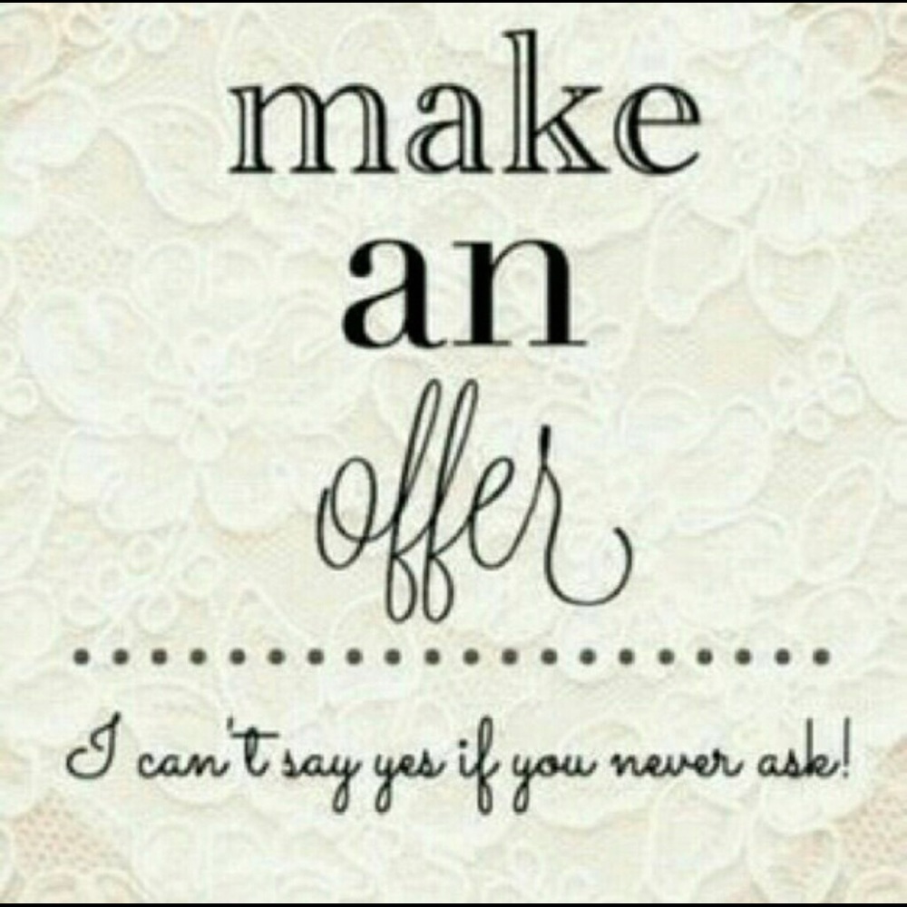 All reasonable offers accepted!
